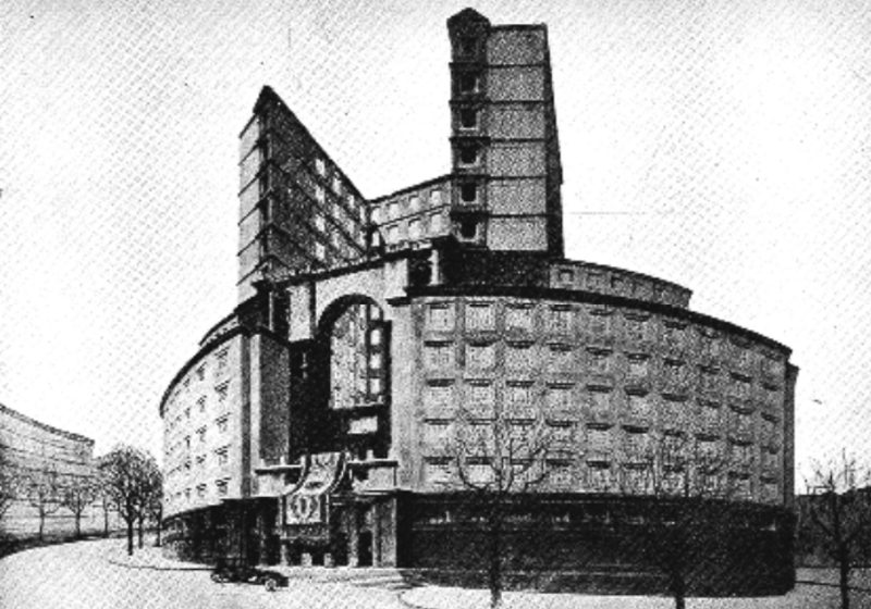 Competition Entry for the Palazzo Delle Corporazioni, Pietro Aschieri Group, 1927