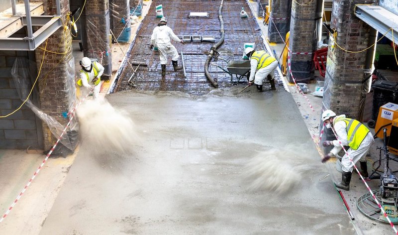 Lazenby polished concrete: 'Finding cement alternatives that don’t prolong the installation process is essential.'
