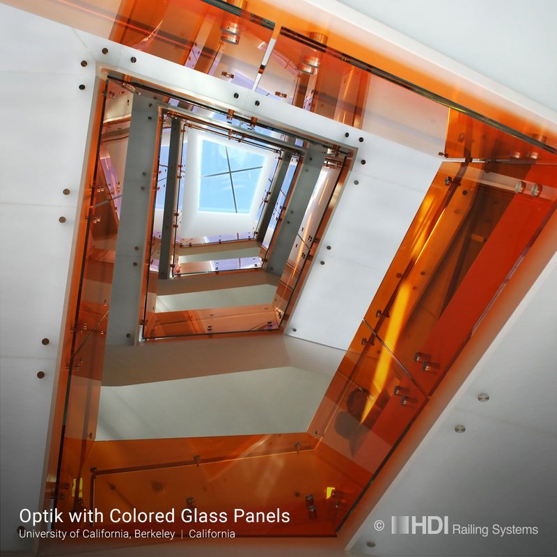 Coloured, laminated and tempered: HDI's Optik Boss at University of California, Berkeley.