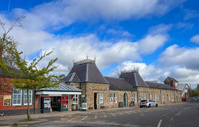 Wrexham General train station, North Wales.