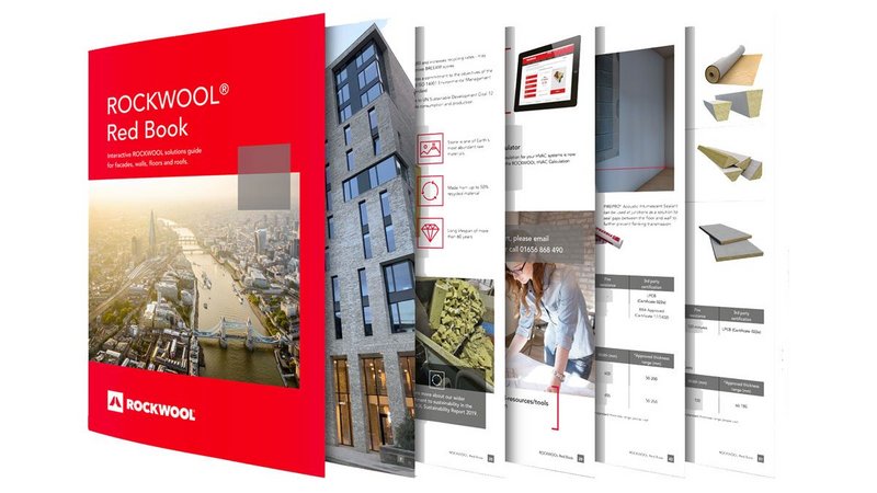 The Rockwool Red Book: Specification data for the company's acoustic, fire and thermal solutions in one single place.