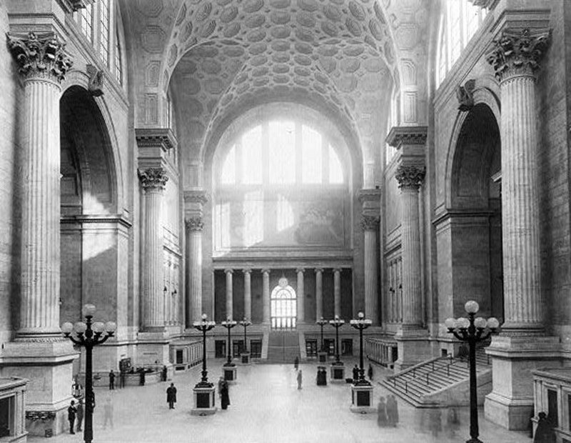 Original Penn Station, New York; McKim, Mead & White, 1901-10