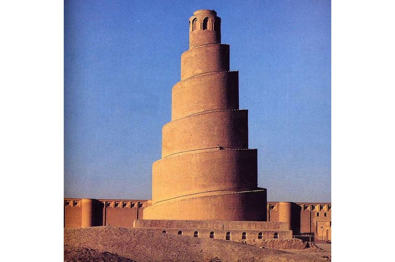 The Malwiya Minaret at the Great Mosque of Samarra, Iraq, 848-851