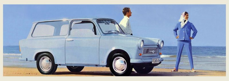 Advertising brochure Trabant 601 Universal, (1965).