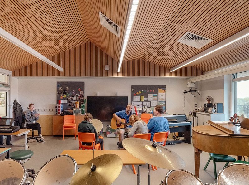 Alfreton Park Community Special School, Alfreton, Derbyshire, by Curl la Tourelle Head Architecture.