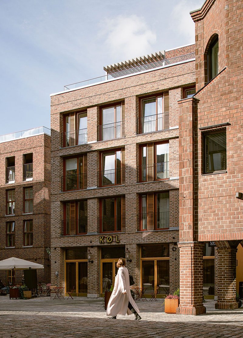 The new Fredrikstad square in Norway, made possible by two buildings designed by Mad Arkitekter.