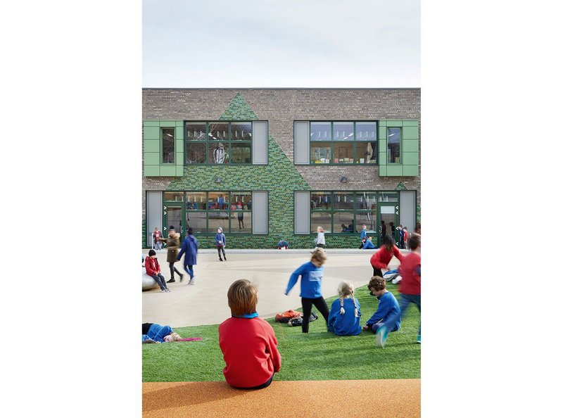 Teachers and pupils were ‘really engaged’ with Hawkins\Brown’s development of the design at Ivydale primary school.