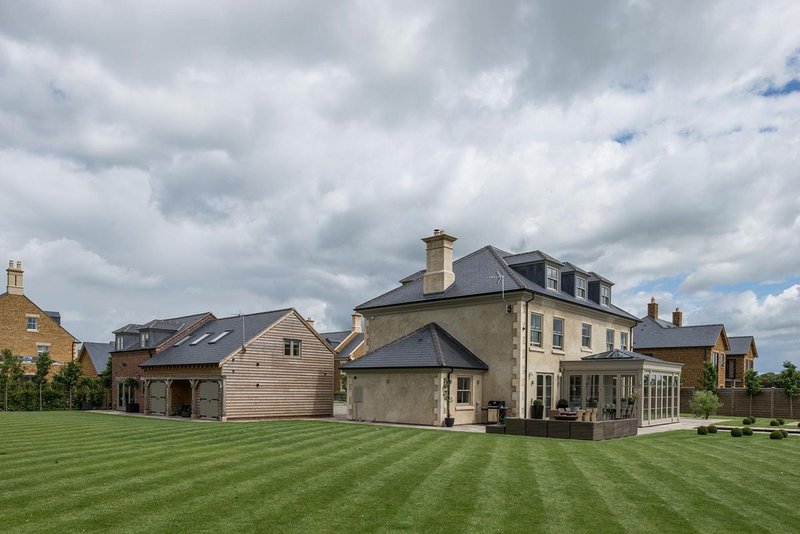 The cupa r12 slate was used in each dwelling in the Langton Homes development.