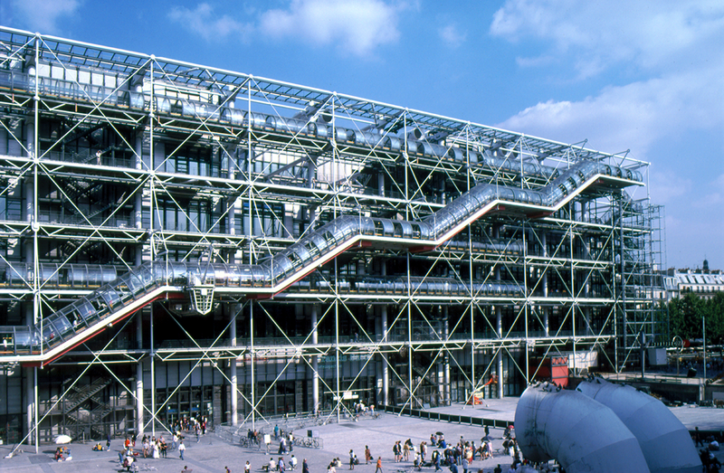 Pompidou closed for refurbishment.