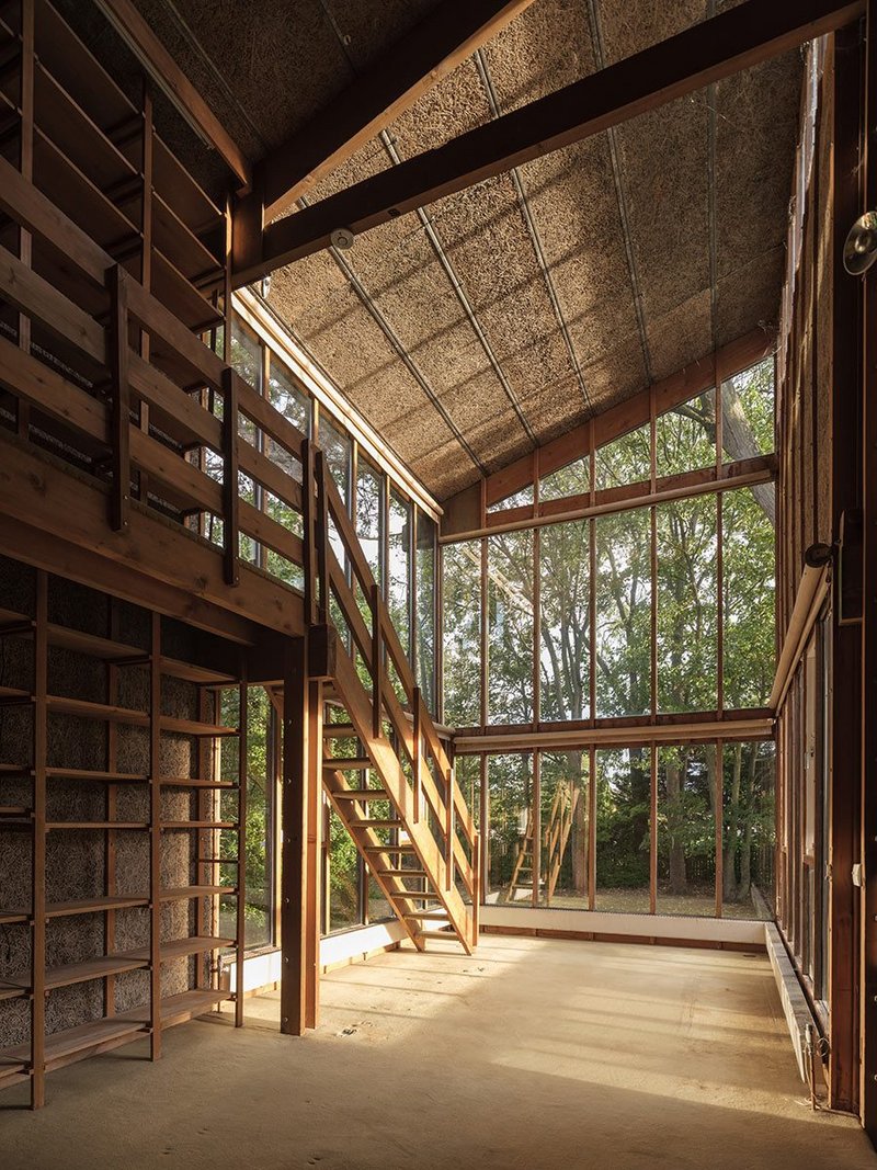 Living space at the Grade II listed Echenique House in Cambridge. Mole Architects worked with Andrew Fisher of QODA Consulting on the energy performance strategy of the refurbishment.