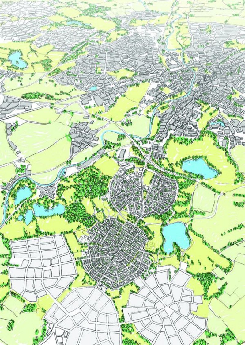 The Wolfson Economics Prize winning submission: garden cities founded in the green belt.