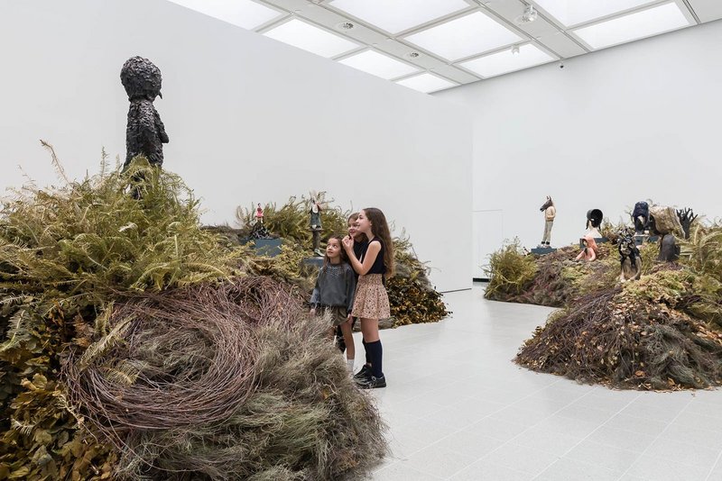 Installation view of Far from here by Klara Kristalova at Strange Clay - Ceramics in Contemporary Art, at the Hayward Gallery (until 8 January 2023). Photo Mark Blower. Courtesy the Hayward Gallery