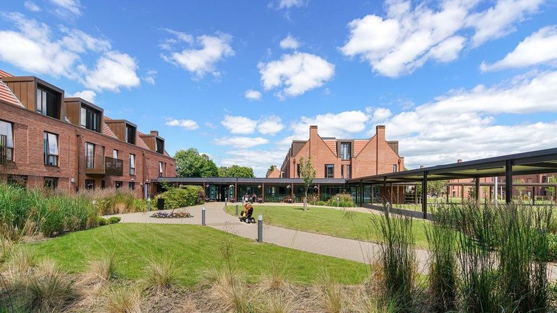2023 RIBA Yorkshire Award winner New Lodge Community, New Earswick, York. PRP for Joseph Rowntree Housing Trust.