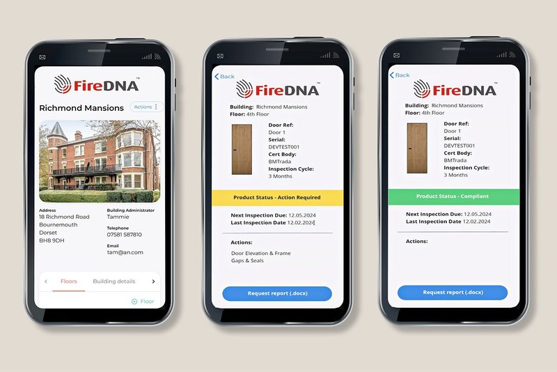 The FireDNA cloud-based app helps to ensure that architects' passive fire product specifications are enforced from inception to installation and sign off.