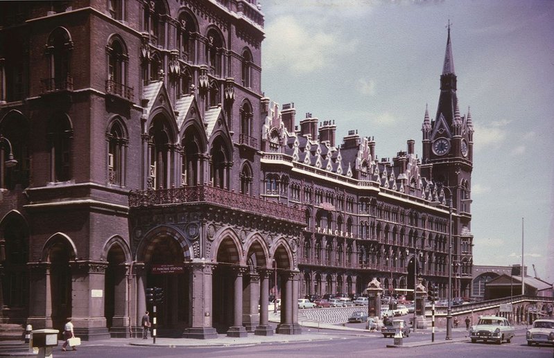 St Pancras Station in 1967 before it was brought back to life.