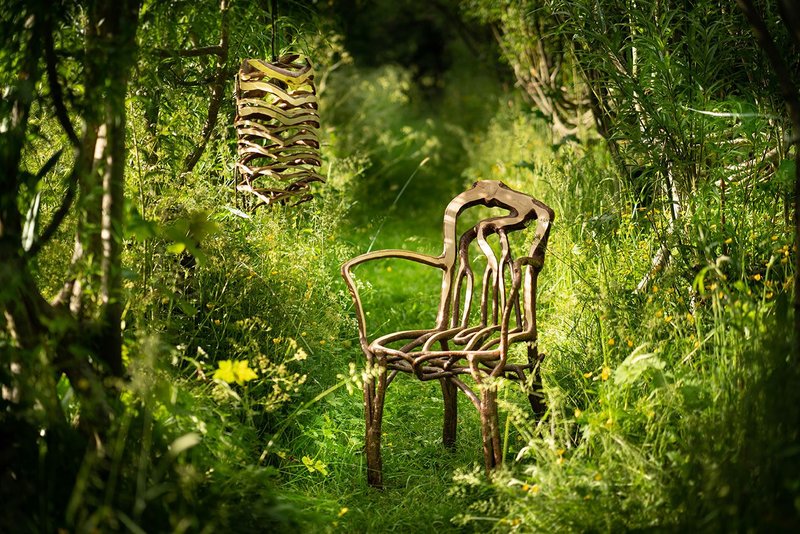 Chair by Full Grown, which ‘grows’ furniture by training and grafting trees over a period of years.