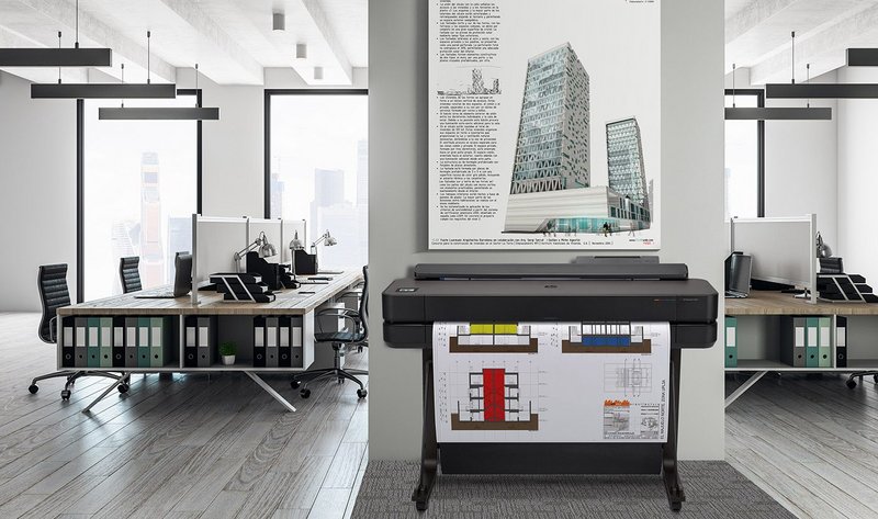A new era of work: The HP DesignJet Series is designed for collaboration to help architects design and build a better future.