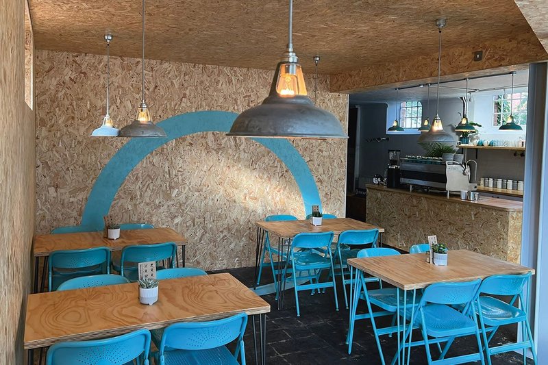 VeloLife Café’s Twyford outpost is the third iteration of the brand, all using SterlingOSB Zero as a core part of the fit-out.