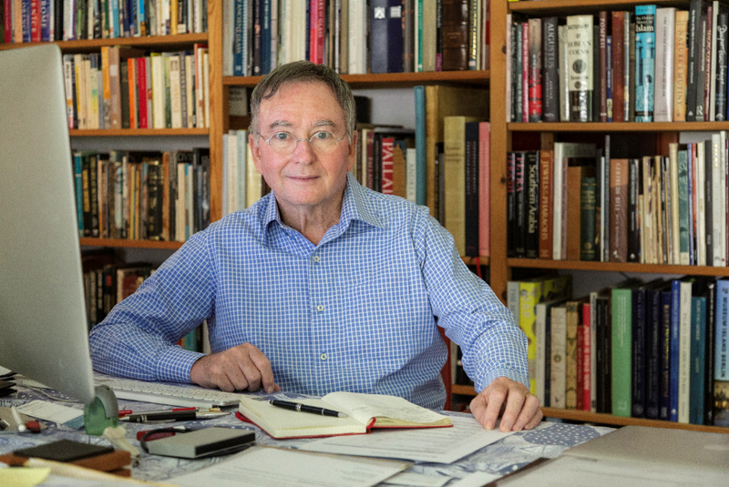 Peter Jackson, architect advisor in HH Ruler’s Office, Sharjah, working remotely from home