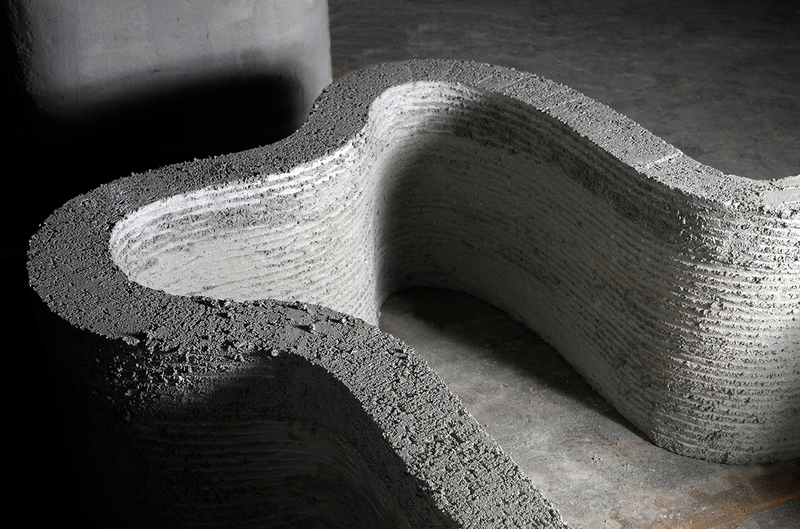 Continuous printing can produce monolithic structures with no cold joints.