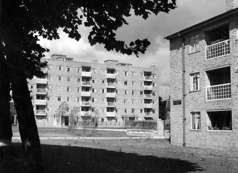 LCC housing in Poplar, east London. Could architects help reconfigure the built environment – even while resources are limited – as happened during the 1950s with the Festival of Britain?