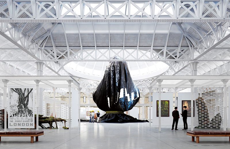 Inside the Museum of London, a visualisation of the building that will open in 2024. Appointed with Stanton Williams, Asif Khan took on one of the two market halls.