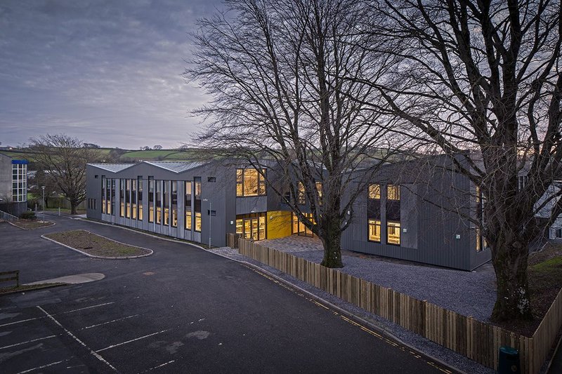 How do we improve leftover space after the builders have departed is a question that dogs school projects. Here at Atrium School, Devon by Satellite Architects.