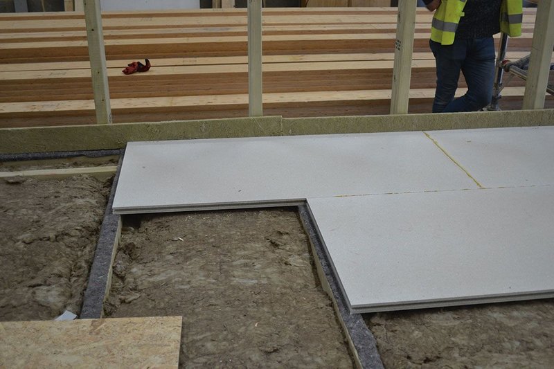 Knauf UK’s GIFAfloor has been specified for use in the LivShare modular system by ZedFactory.