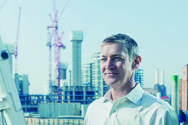 Kieran Timberlake’s James Timberlake surveys the firm’s embassy site – part of the ongoing regeneration of the whole Vauxhall area.