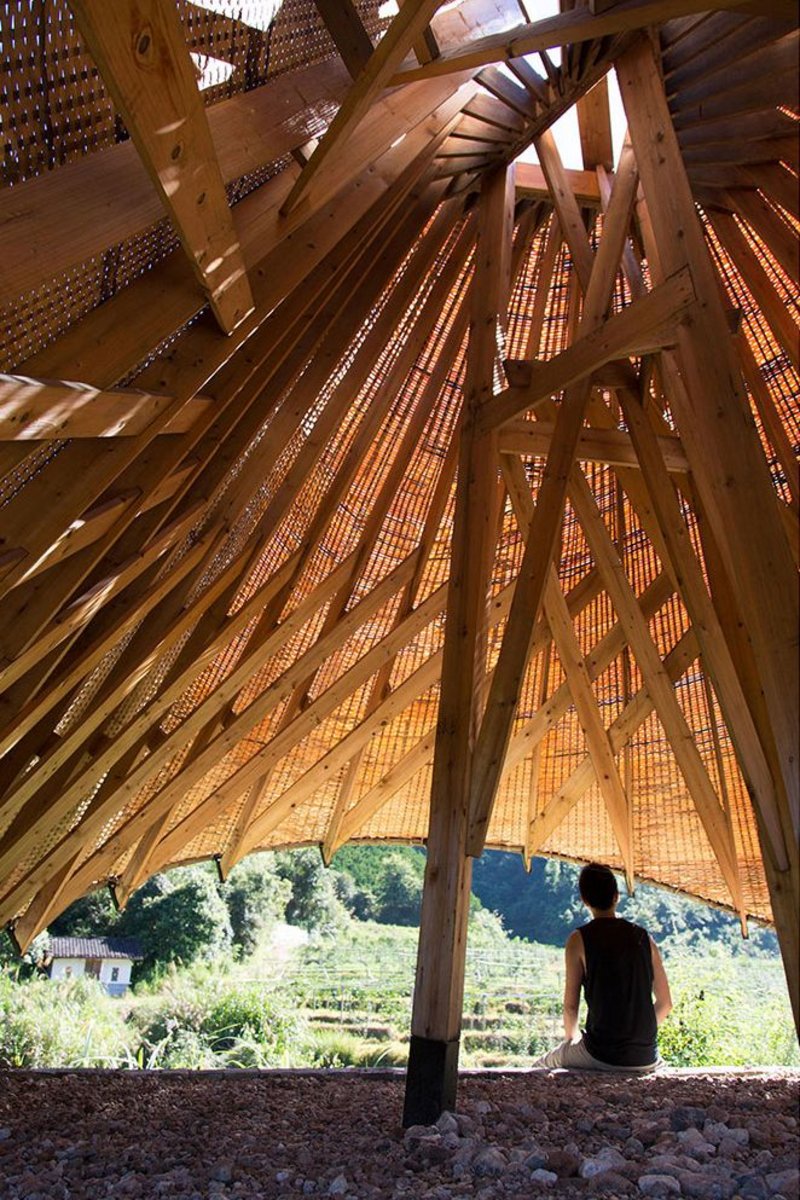 The composite “Sun Room” in Peitian uses traditional bamboo-weaving techniques in an entirely new way.