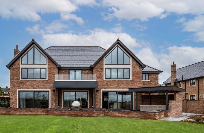 Perfect pitch: Cupa Pizarras Cupa 9 natural slate roofing at The View. 'It is important to offer customers products that combine durability and aesthetic value'.