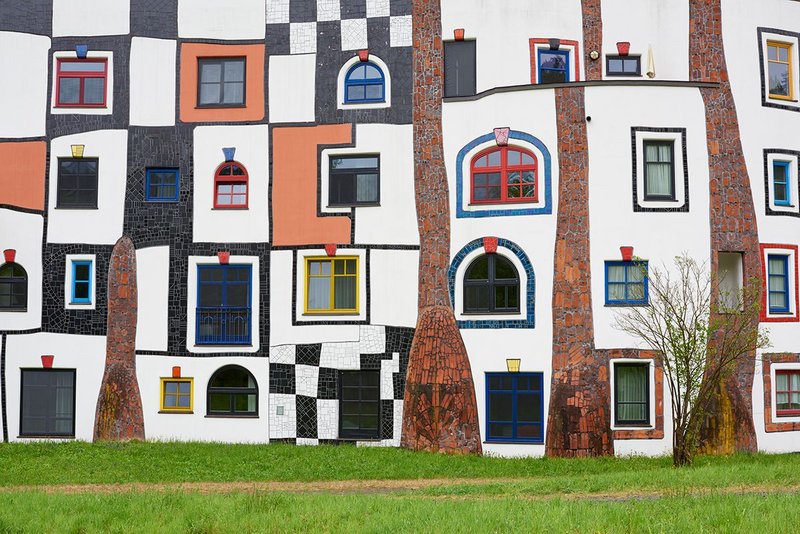 Rogner Spa, Blumau, Styria, 1993–97, designed by Friedensreich Hundertwasser.