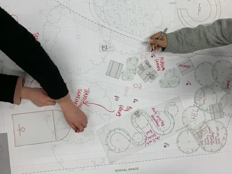 Edit’s proposal at Purchese St Open Space, part of DSDHA’s Camden Central Somers Town Masterplan, makes youth play spaces as inclusive for girls as boys.