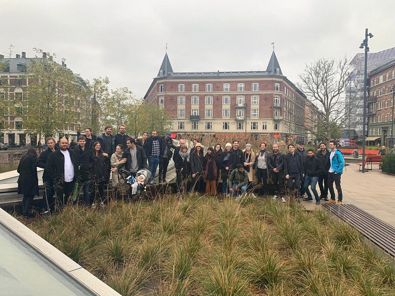 Arup Architecture Copenhagen Study Trip, Arup’s architects on a study to trip to visit the recently competed Cityringen Metro in Copenhagen, Cityringen Metro, October 2019.