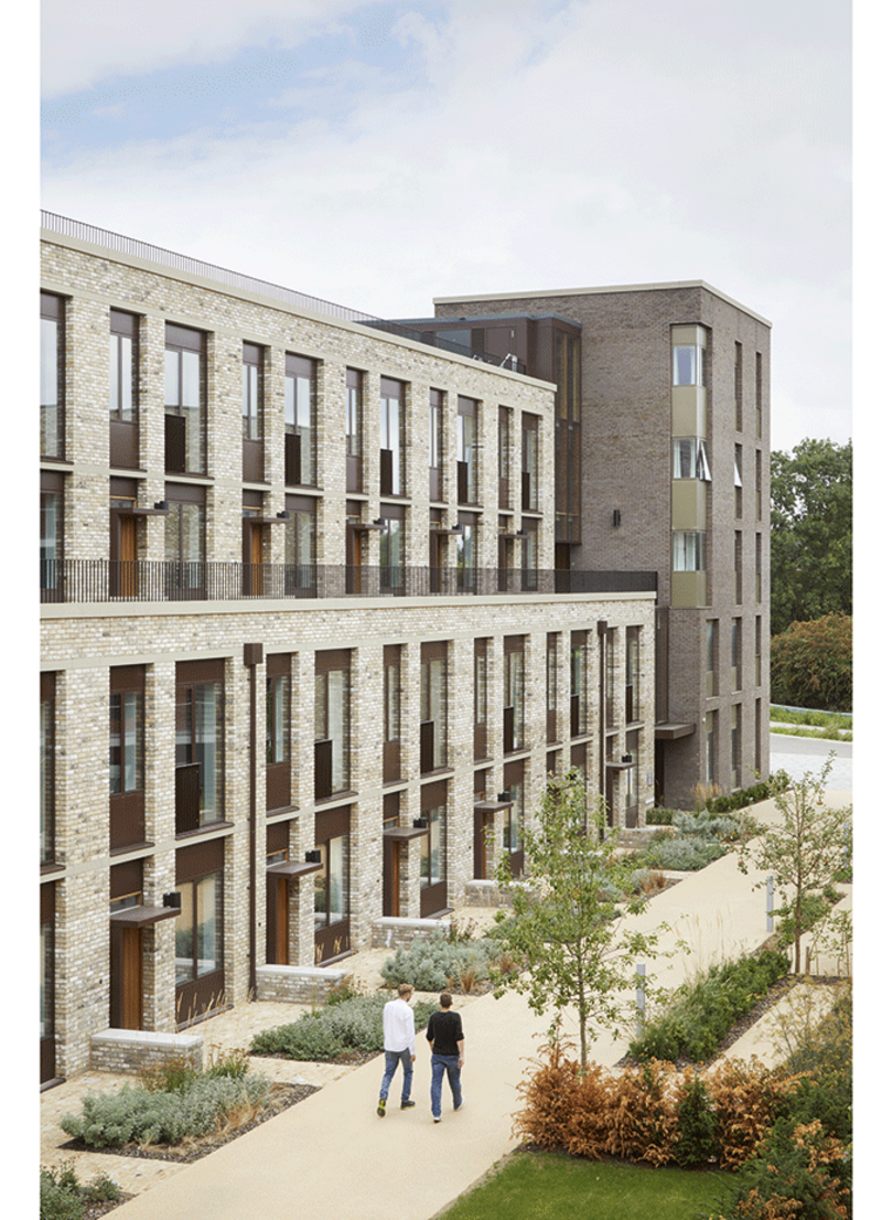 WilkinsonEyre/Mole Architects’ first phase student accommodation at North West Cambridge.