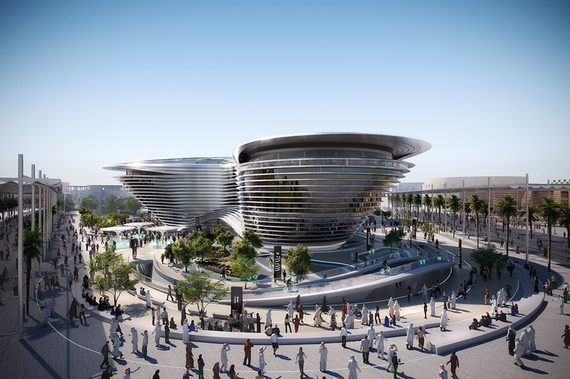 Hermes was used to coordinate parametric assemblies between CAD and BIM software for the complex, curved louvres of the Dubai EXPO Mobility Pavilion