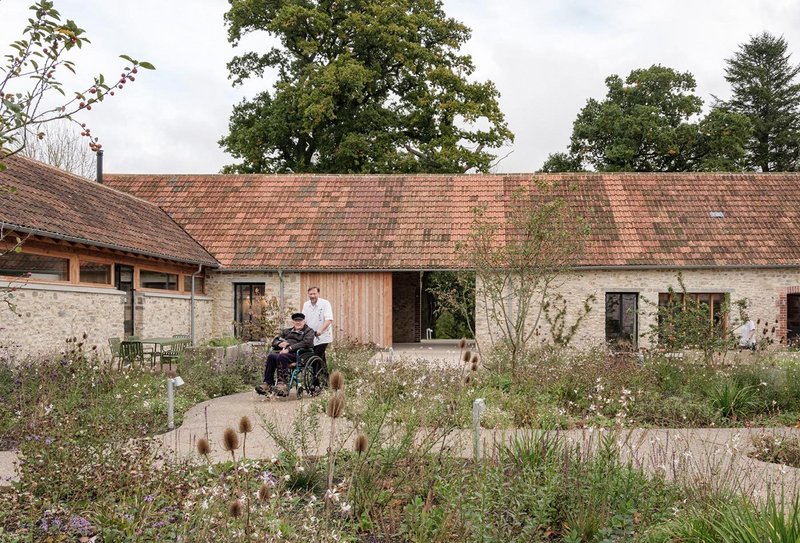 Wraxall Yard, Dorset, designed by Clementine Blakemore Architects.