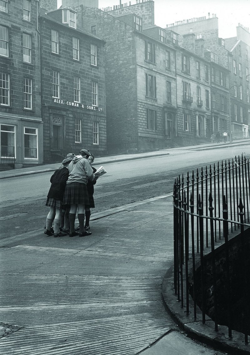 Corner of Dublin Street and Abercrombie Place, Edinburgh New Town, 1964.