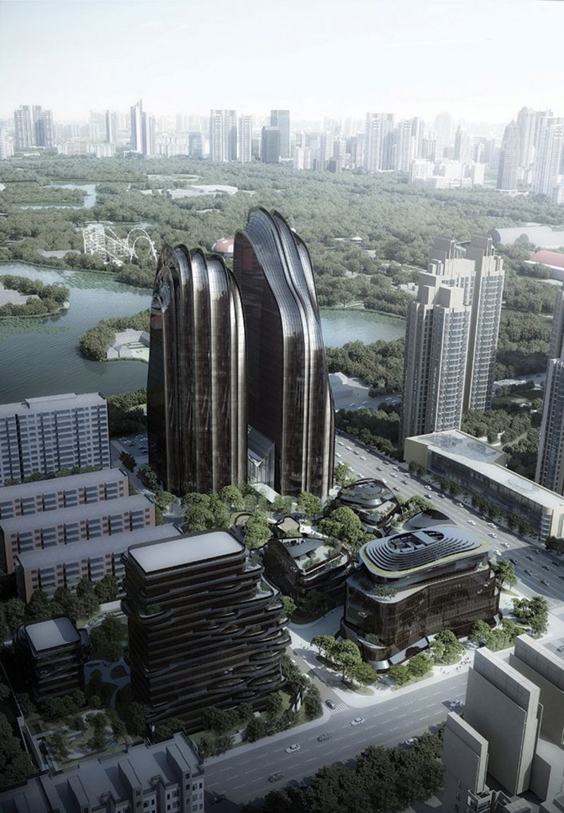 How can new pieces of city be sustainable and create much needed homes? MAD's design for Chaoyang Park Plaza Beijing holds some answers.