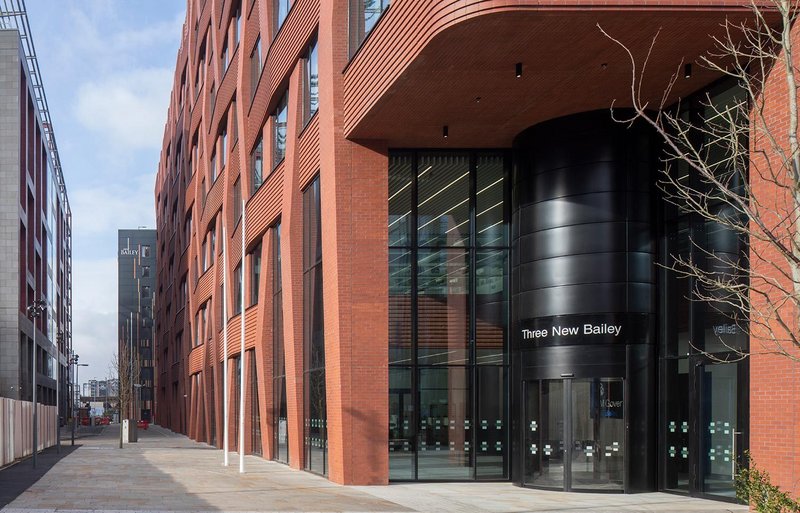 Boom Edam’s Circleslide installation for Make architects' Three New Bailey HM Revenue & Customs offices in Salford.