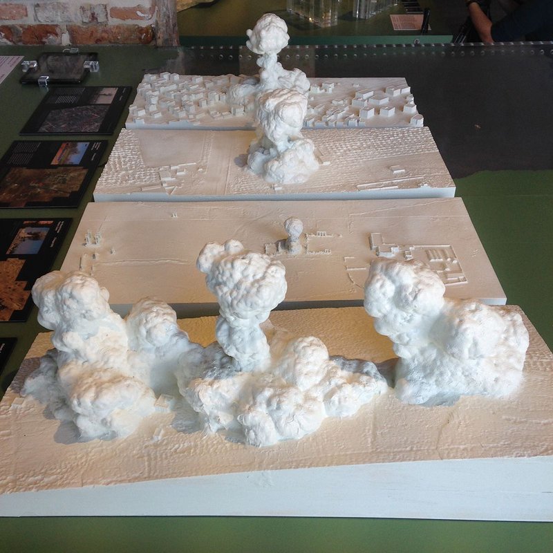 Meringues? No, modelled dust from one-tonne bombs in Gaza in Weizman's work on show in Venice .