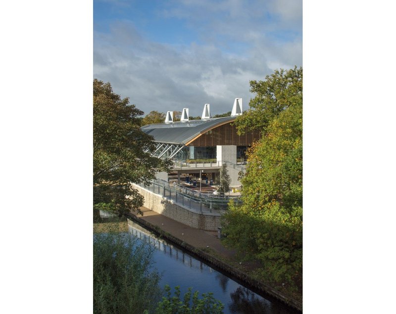 WWF-UK Headquarters Living Planet Centre, Woking – Hopkins Architects. Click on the image