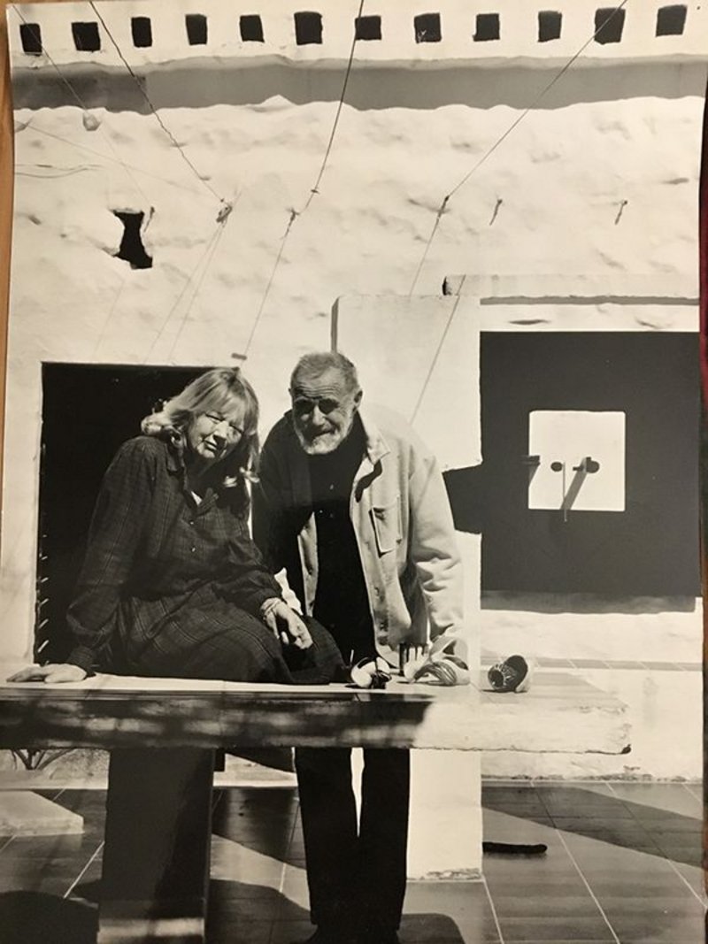 Victor and Wendy Pasmore at Dar Gamri.