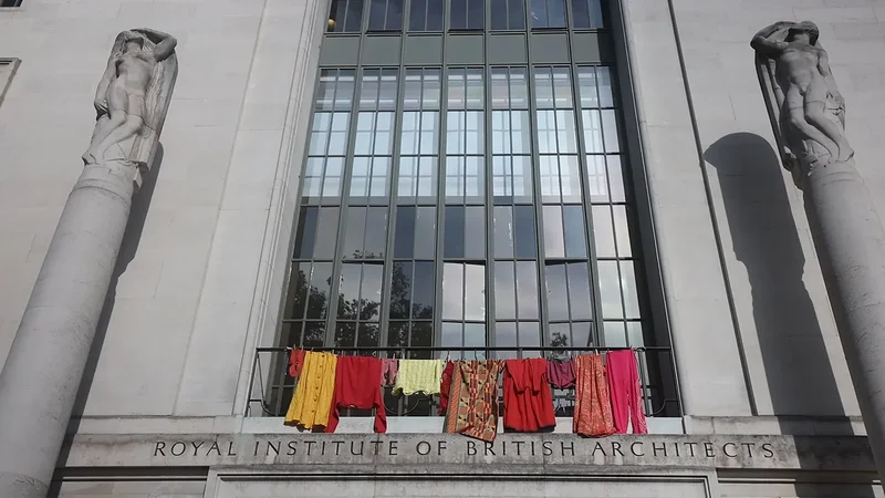 Laundry Day, Edit’s intervention at the RIBA, highlights the political nature of washing.