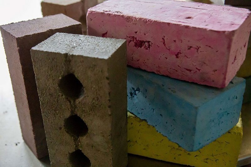 2021 was the year that people searched out sustainable alternatives to traditional building materials - here these K-Briqs have just one tenth of the embodied carbon of traditional kiln-fired bricks.