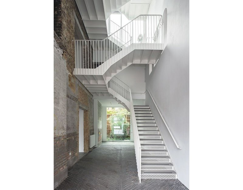 The staircase is the main formal move standing out against the general ‘light touch’ approach.