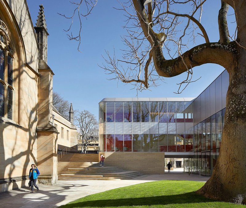 William Doo Undergraduate Centre and Dr Lee Shau Kee Building at Wadham CollegeHufton and Crow