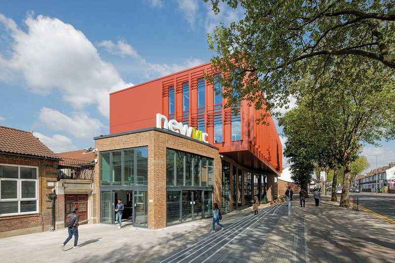 Newham Sixth Form College: School turned college campus, which is now going through gradual redevelopment.