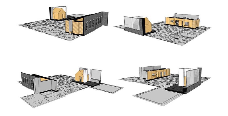 The visualisations place the SterlingOSB Zero interventions in the context of Axis Mason’s own office.