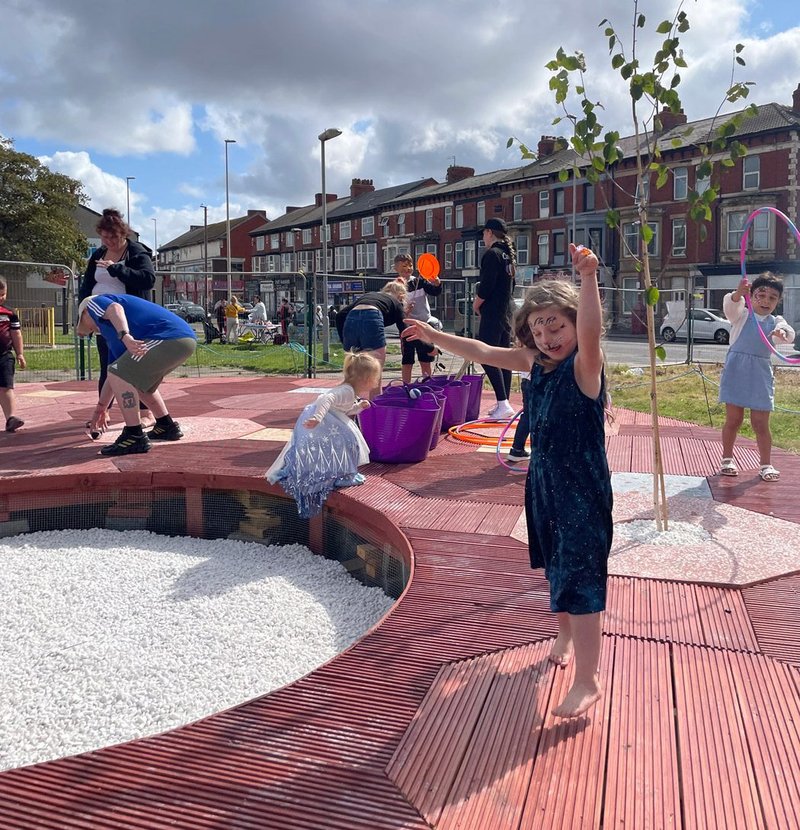 Revoe Public Square, Blackpool, by Other People's Dreams.